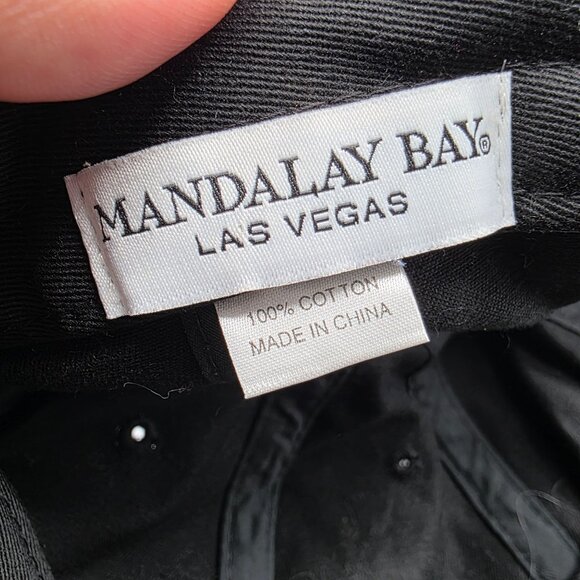 Mandalay Bay Las Vegas Adults Black Orange Hat Cap Casual Outdoors Adjustable - Picture 6 of 9